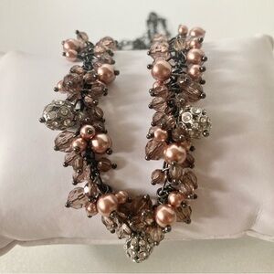 Elegant multi color Beaded Loft Necklace